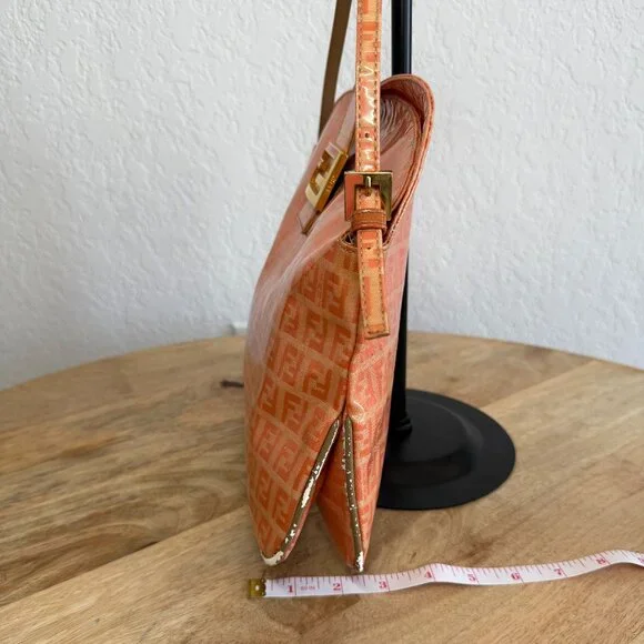 Fendi Orange Mama Baguette Handbag - Picture 8 of 8